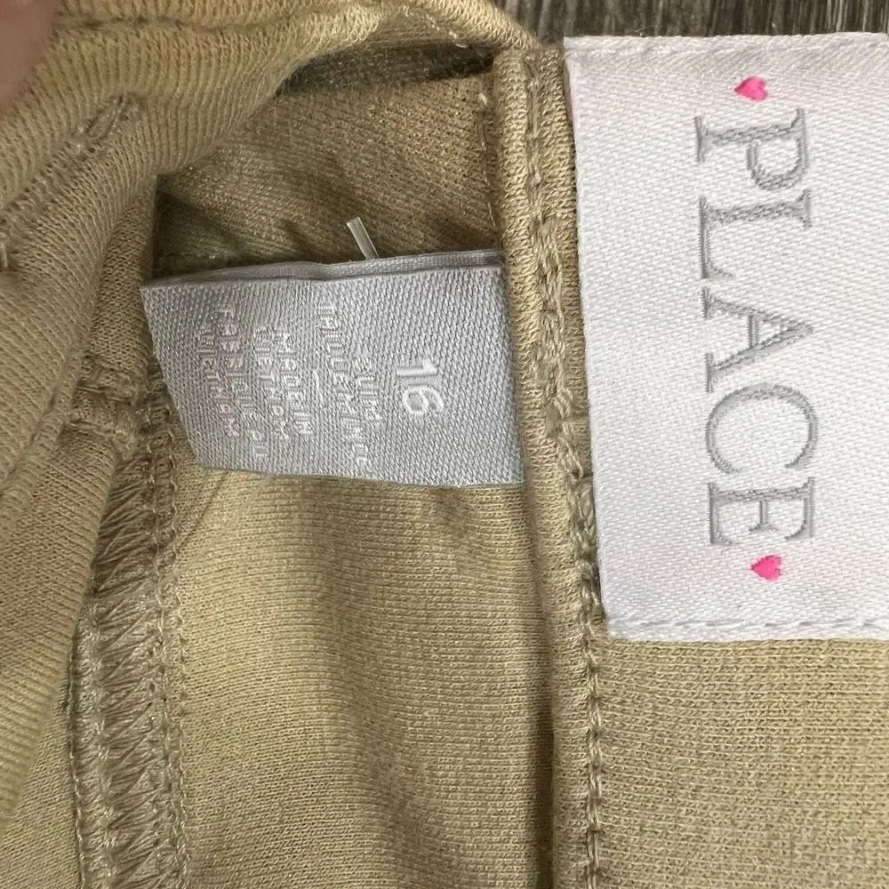 New size 16 Stretchy Khaki Skinny School Uniform Pants The Children's Place